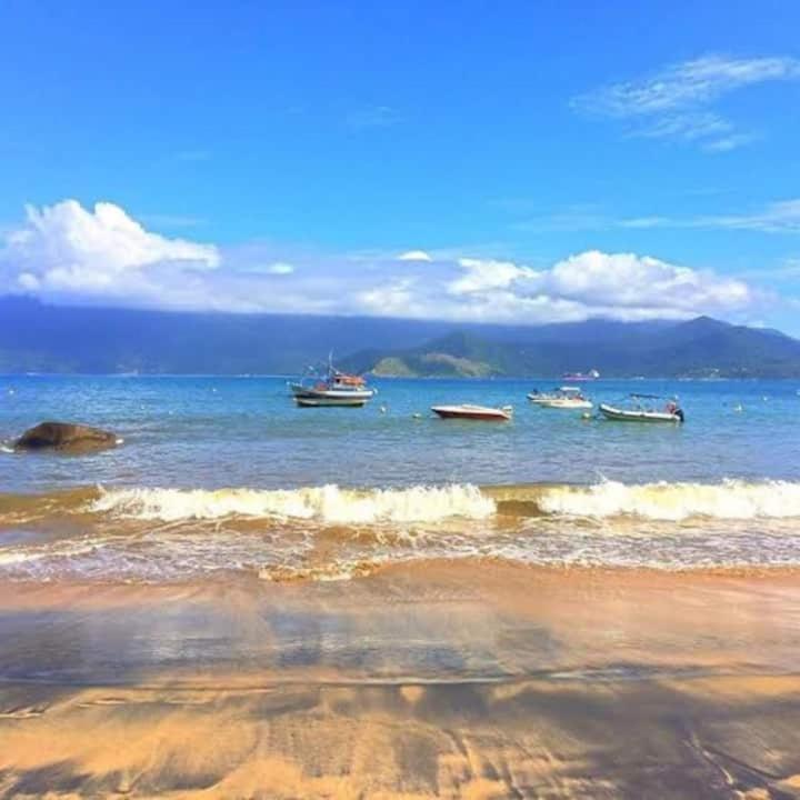 Suite Pe Na Areia- Espaco Independente Na Praia Do Curral Com Localizacao Privilegiada - Simplicidade E Comodidade Com O Por Do Sol Mais Lindo De Ilhabela - Melhor Custo Beneficio Para Ate 4 Pessoas , Na Av Jose Pacheco Do Nascimento Nº 7682 Eksteriør billede